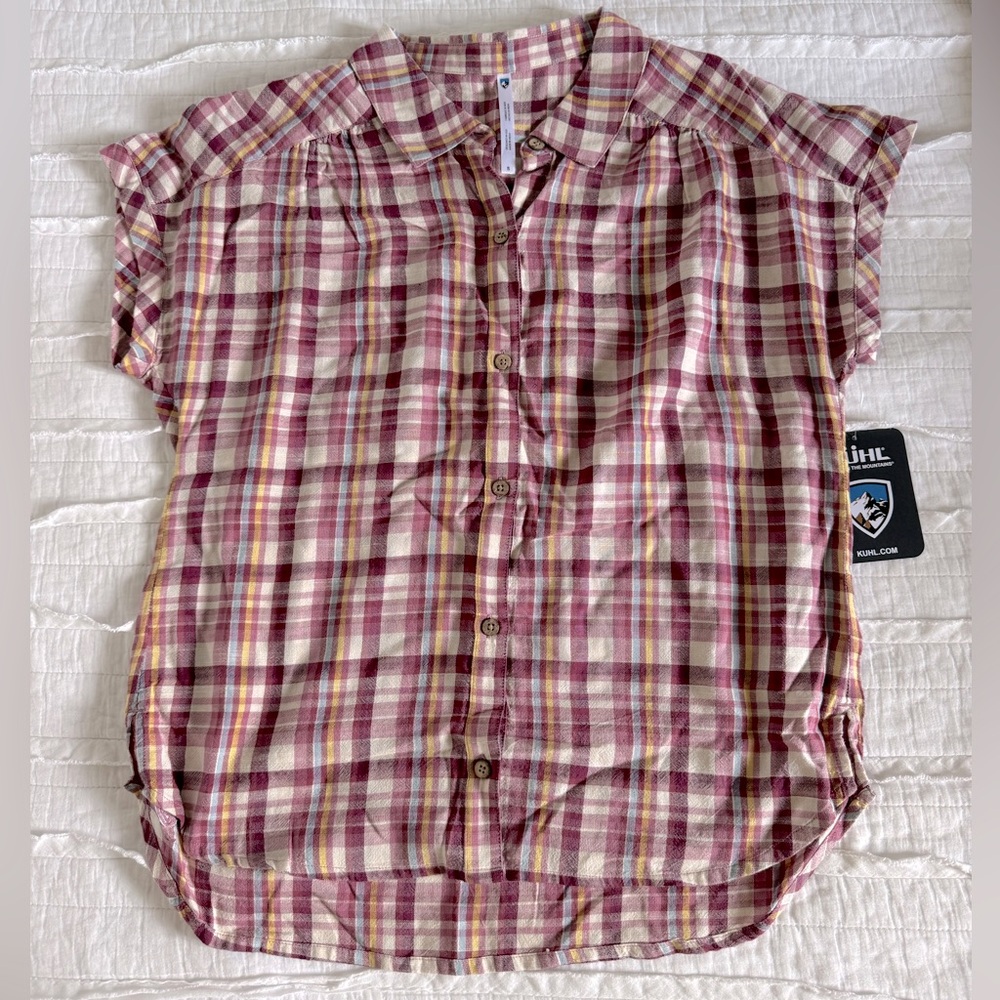 KUHL Wylde women’s short sleeve blouse (Small) NWT